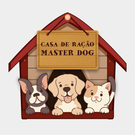 Casa de Ração Master Dog